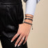 Serpentine | Silver Hematite x Silver | Wave Bracelet